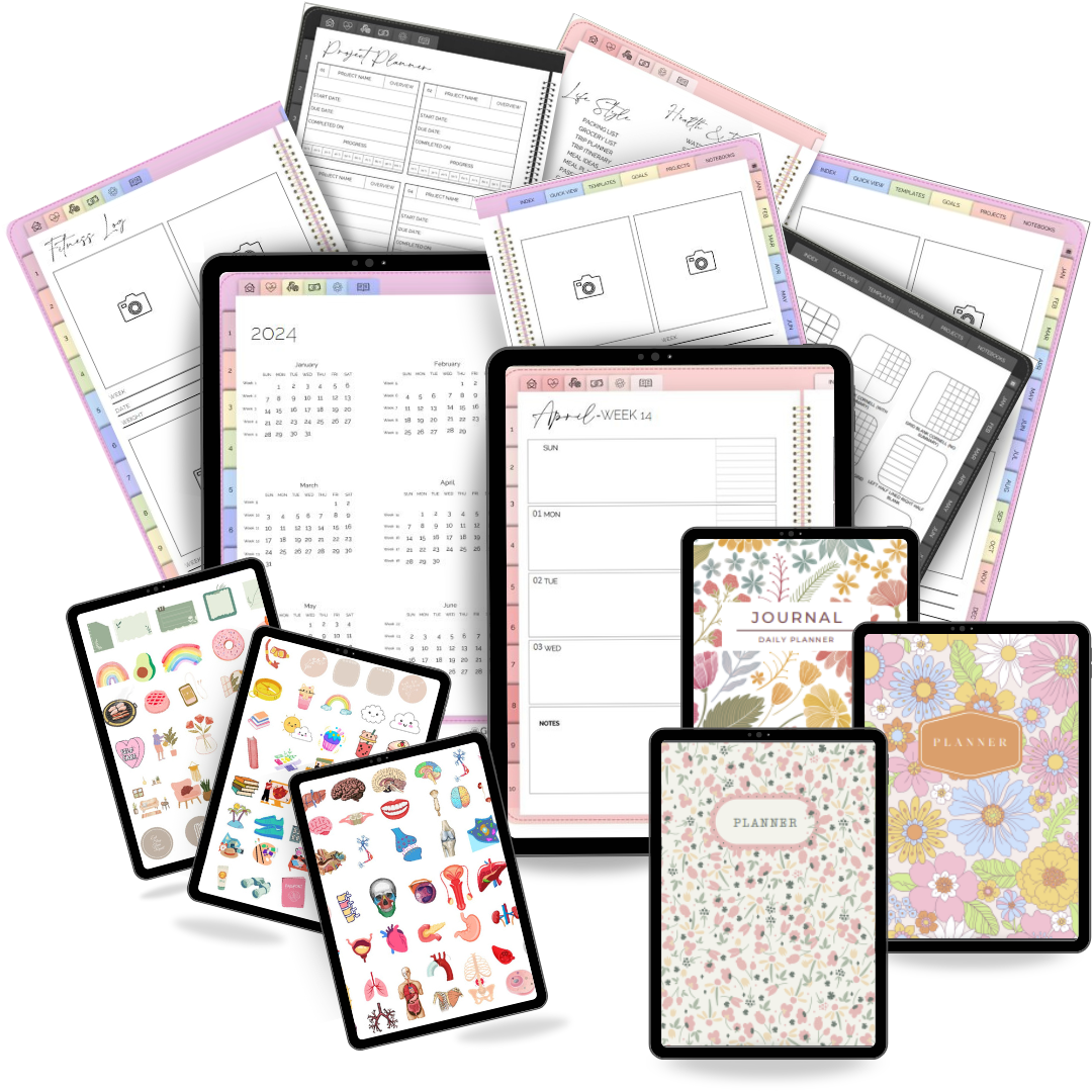 Glow Digital Planner Bundle